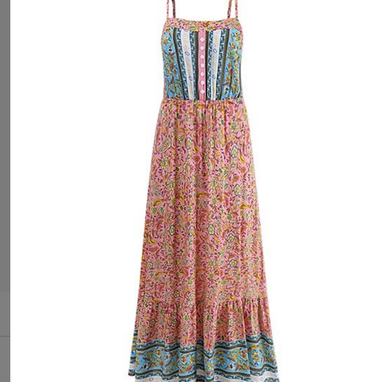 Boho Patchwork Dress